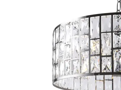 Chandelier Gelid MOD184-PL-04-CH Low-poly 3D model