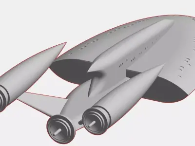 USS Adventure from star trek strange new worlds s3 3D print model