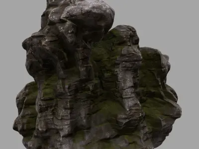 Rock Low-poly 3D model