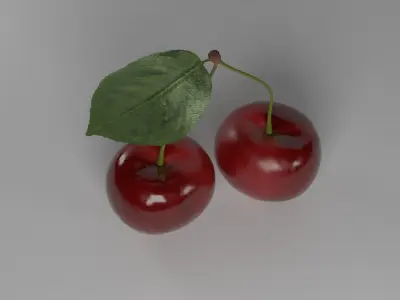 Cherries 3D model