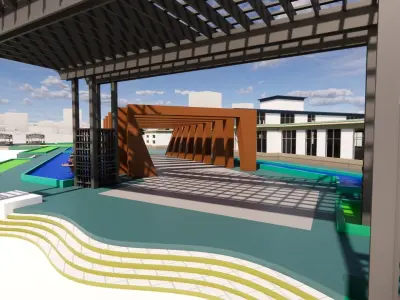 Revit building Free 3D model