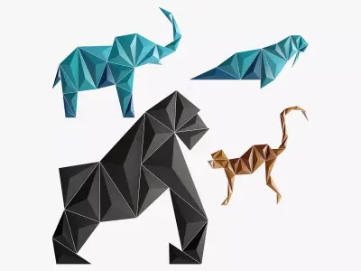 Paper ArtWork 25 3D model