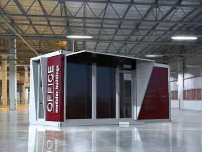 Modular office 15m2 3D model