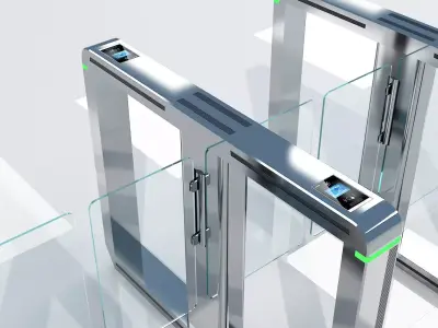 Tripod Turnstile 3D model