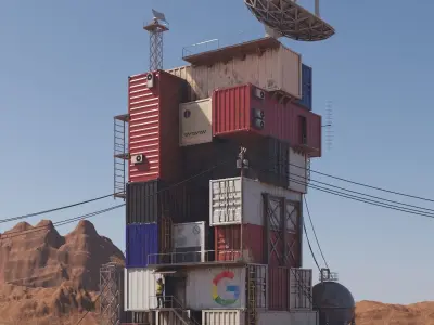 Container Condo 3D model