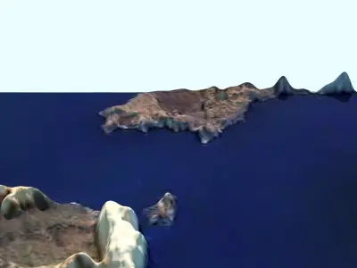 Fuerteventura Island 3D model