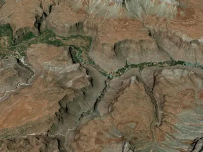 Havasu Falls 3D model