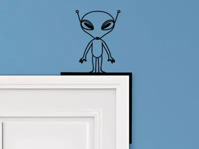 Alien Door Corner Decor 3D print model order