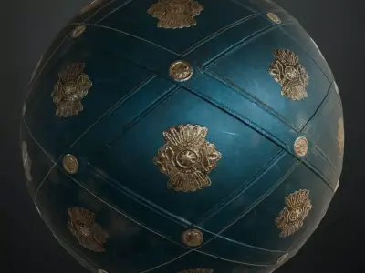 Metal Pattern PBR Seamless Texture