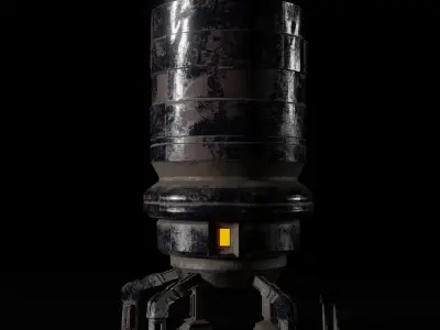 Robot  8K ready for game  Low-poly 3D model