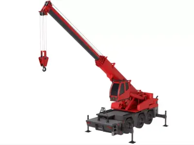 Mobile Crane 3D model