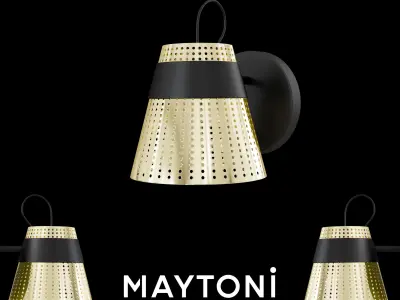 Sconce Trento MOD614WL-01BS Maytoni Modern Free 3D model