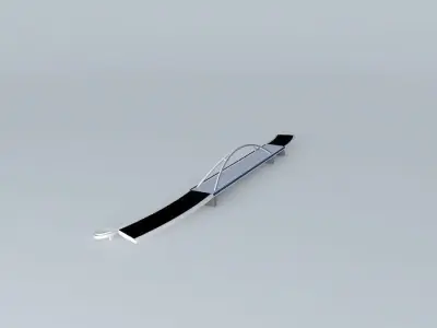 Apollo Bridge, Bratislava Free 3D model
