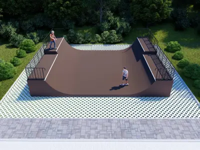 3D model of the ramp 3D model