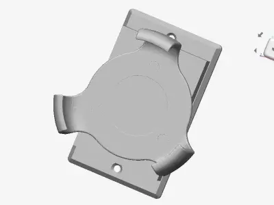 Alexa Echo Dot Wall Holder 3D print model