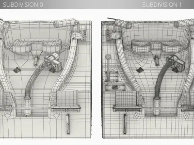  NASA Space Vacuum Toilet Module White 