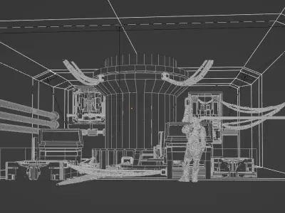 Sci- fi environment  3D model