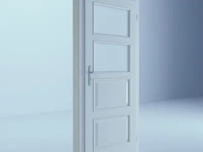 White Door 10 3D model
