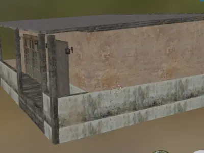 house building 3 Low-poly 3D model