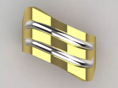 gold ring gr0127 3D print model