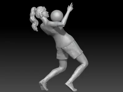 fifa street player women 3 3D print model