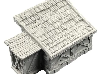 The Storehouse - The Hamlet of Misty Hollow 3D print model