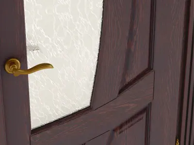 Wooden Door 3D model