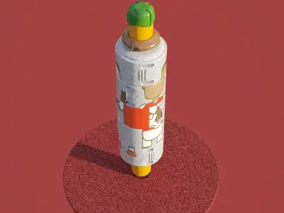 kids playground 3D PUZZLE JJM-1594 3D model