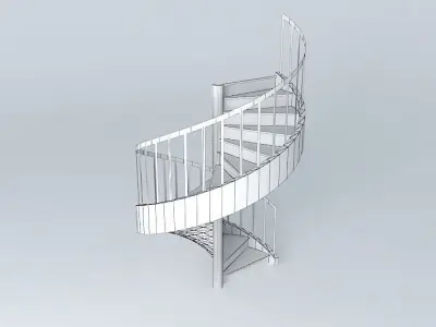 Spiral Staircase Free 3D model