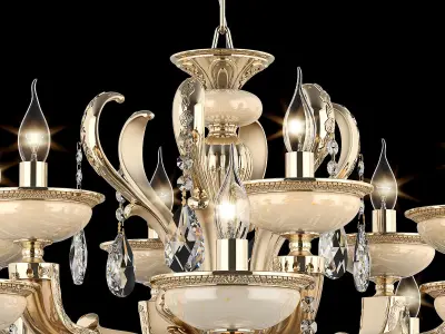 MD 89376-12-6 Osgona Chandelier 3D model