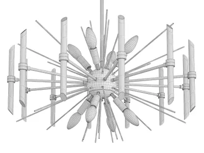 ERIS CHANDELIER Low-poly 3D model