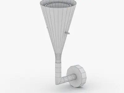 1468 - Bra Lamp Low-poly 3D model