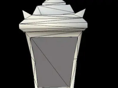 Lantern - PBR - Dirty Textured Low-poly 3D model