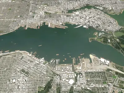 Cityscape Vancouver Canada 3D model