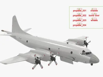  Orion Maritime Surveillance Aircraft Rigged 