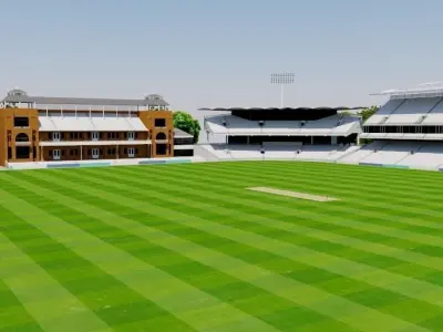 Lords Cricket Ground - London Low-poly 3D model