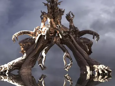 God Hand Dark Arch  3D model