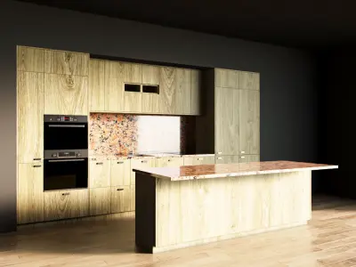 92-Kitchen8 texture 8 3D model