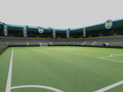 BATE Borisov Football Stadium Low-poly 3D model