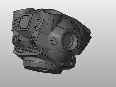 CHIBI-TECH SD - GOLIATH CORE 3D print model