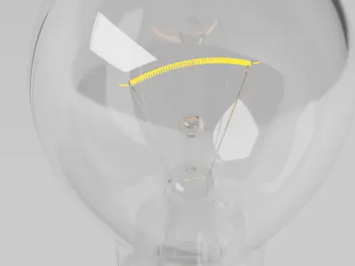 light bulb 3D model 7