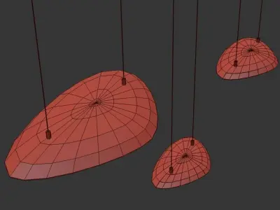 Abstract Trio 3D model