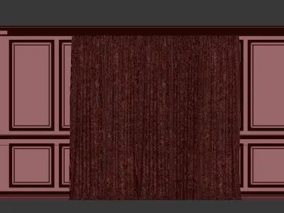 Curtain Set 189 3D model