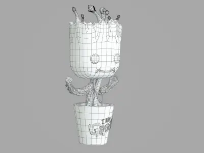 Dancing Groot 3D model
