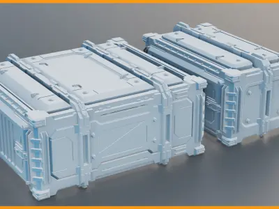 22 Industrial and Military Prop Collection 3D model