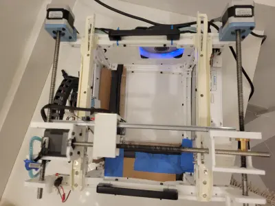 Modular DIY Laser Cutter Frame  3D Printable Parts PLA Optimized 3D print model