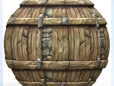 Stylized Wood Seamless Texture Texture