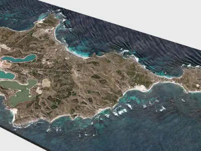 Rottnest Island 3D model