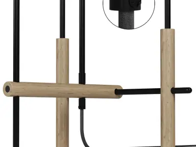 Yuka floor lamp 3D model