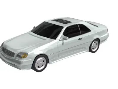 Car Sedan 2 Door Luxury 3D model